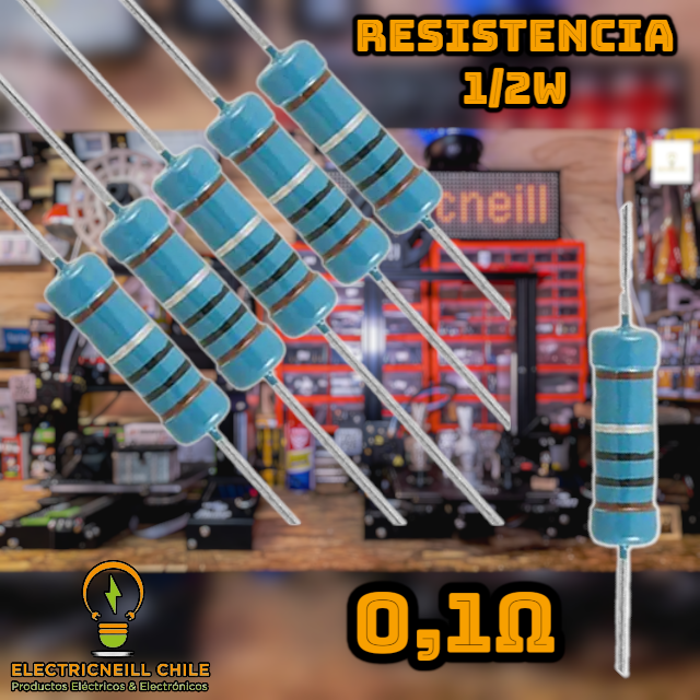 Kit de Resistencias de Película de Carbono 1/2W [0.1Ω - 100Ω]