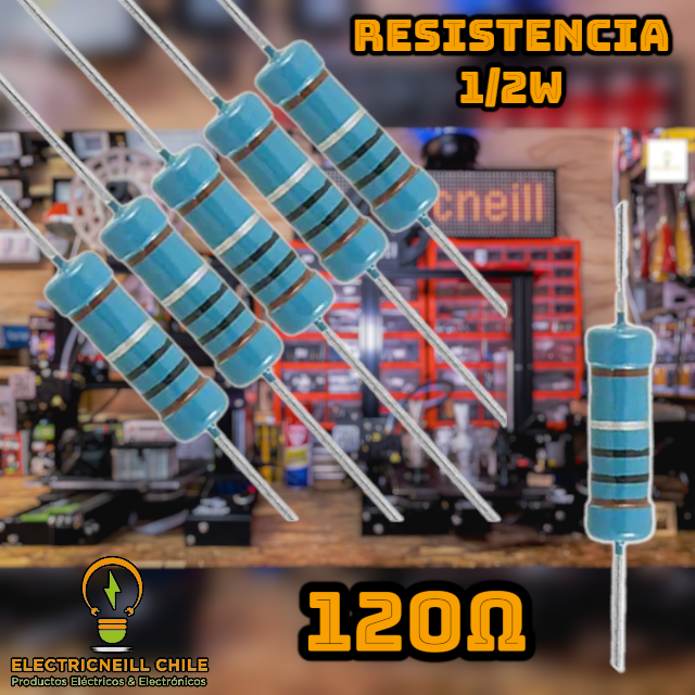 Kit de Resistencias de Película de Carbono 1/2W [120Ω - 1KΩ]