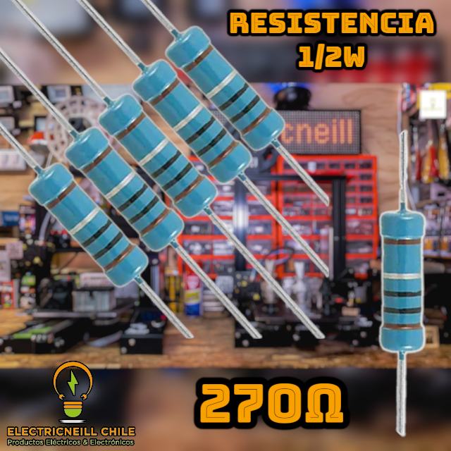 Kit de Resistencias de Película de Carbono 1/2W [120Ω - 1KΩ]