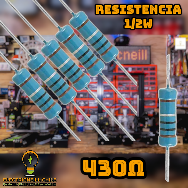 Kit de Resistencias de Película de Carbono 1/2W [120Ω - 1KΩ]