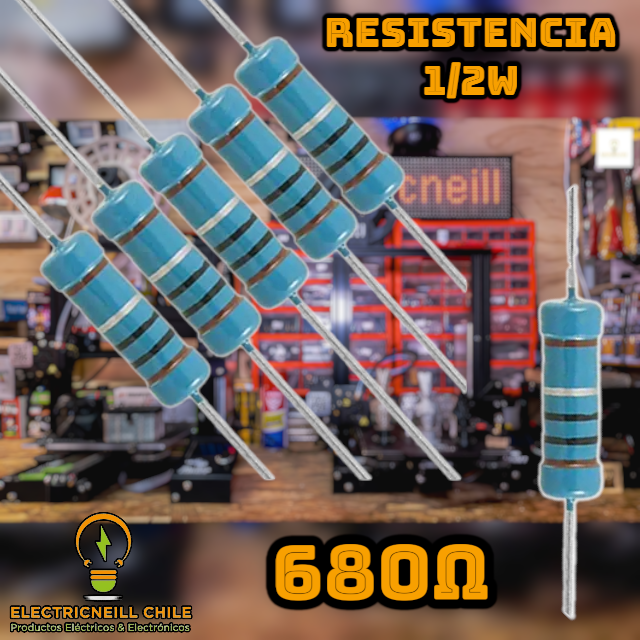 Kit de Resistencias de Película de Carbono 1/2W [120Ω - 1KΩ]