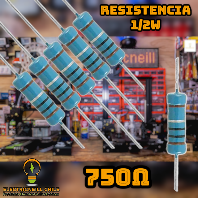 Kit de Resistencias de Película de Carbono 1/2W [120Ω - 1KΩ]