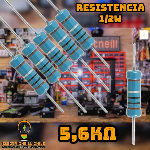 Kit de Resistencias de Película de Carbono 1/2W [1.2KΩ - 100KΩ]
