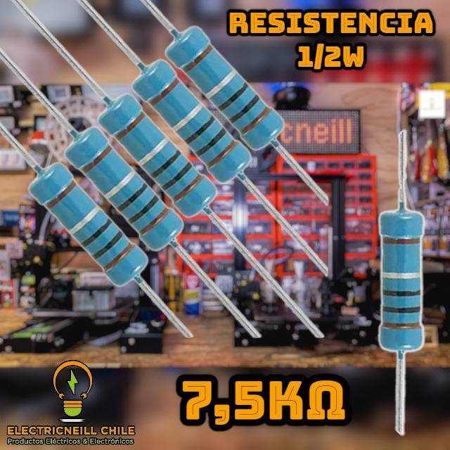 Kit de Resistencias de Película de Carbono 1/2W [1.2KΩ - 100KΩ]