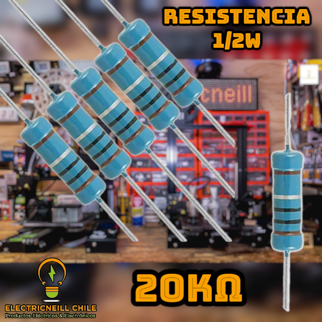 Kit de Resistencias de Película de Carbono 1/2W [1.2KΩ - 100KΩ]