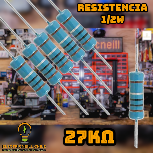 Kit de Resistencias de Película de Carbono 1/2W [1.2KΩ - 100KΩ]