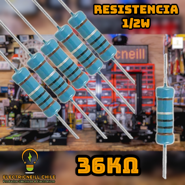 Kit de Resistencias de Película de Carbono 1/2W [1.2KΩ - 100KΩ]