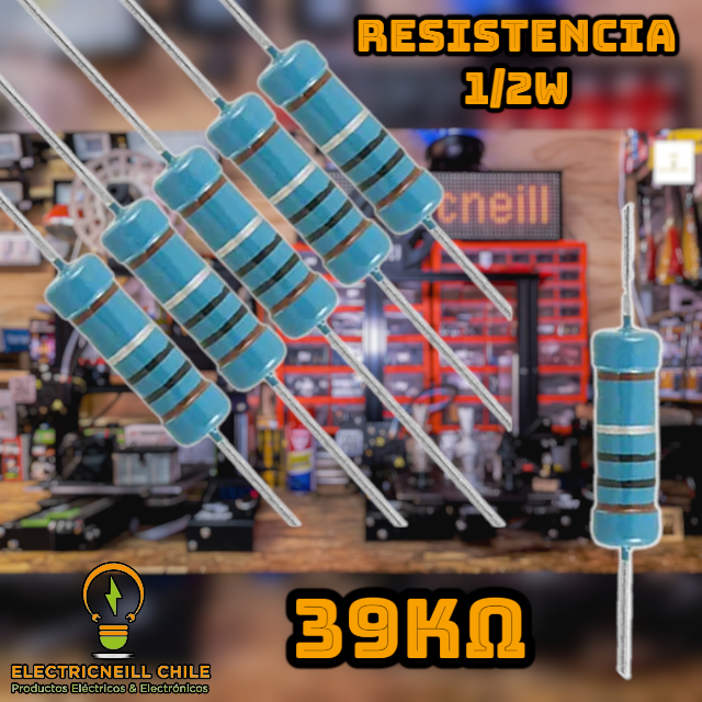 Kit de Resistencias de Película de Carbono 1/2W [1.2KΩ - 100KΩ]