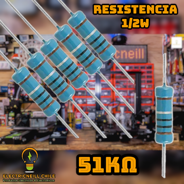 Kit de Resistencias de Película de Carbono 1/2W [1.2KΩ - 100KΩ]