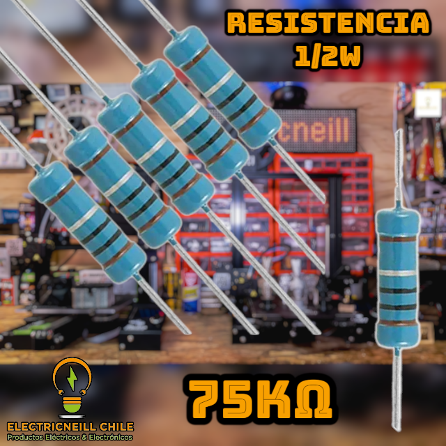 Kit de Resistencias de Película de Carbono 1/2W [1.2KΩ - 100KΩ]