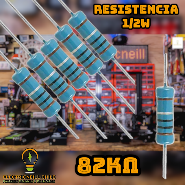 Kit de Resistencias de Película de Carbono 1/2W [1.2KΩ - 100KΩ]