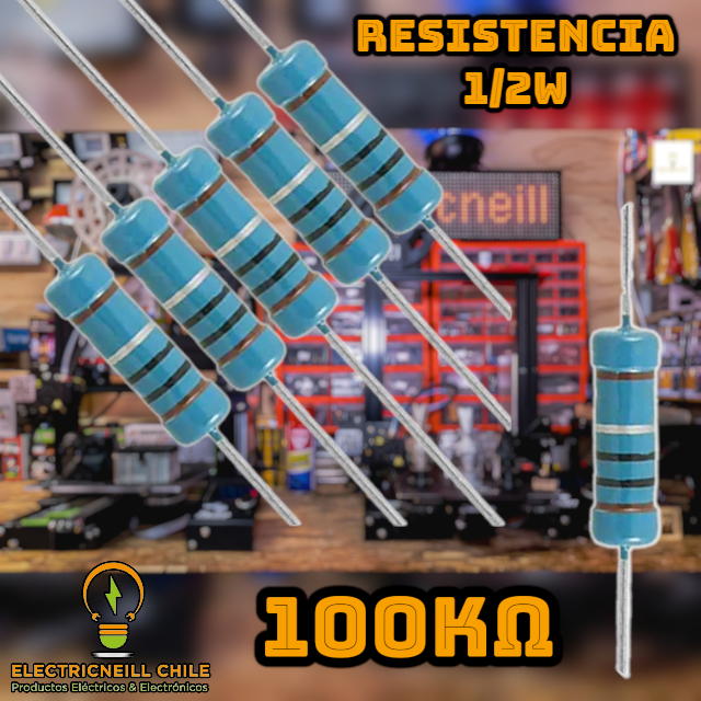 Kit de Resistencias de Película de Carbono 1/2W [1.2KΩ - 100KΩ]