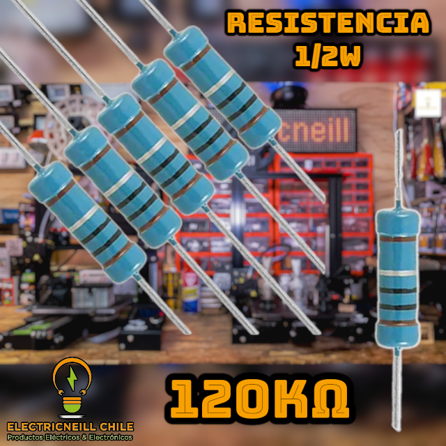 Kit de Resistencias de Película de Carbono 1/2W [120KΩ - 2.2MΩ]