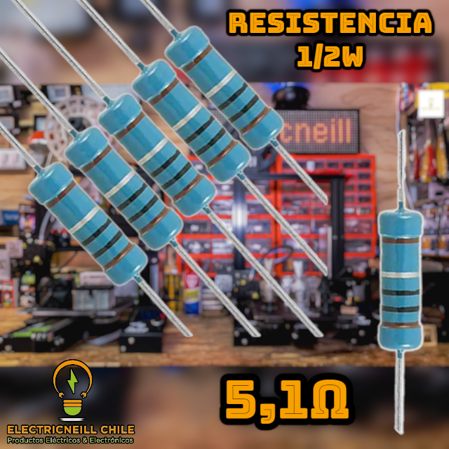 Kit de Resistencias de Película de Carbono 1/2W [0.1Ω - 100Ω]