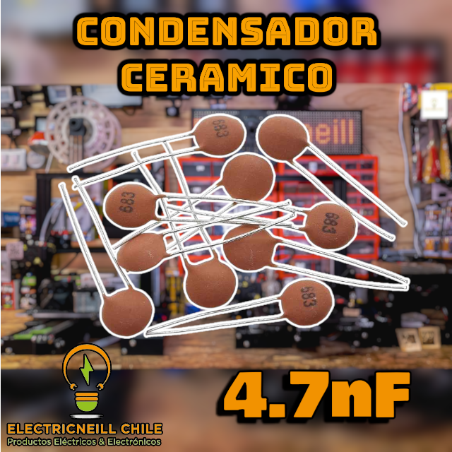 Pack x5 Condensadores Cerámicos [1 nF – 100 nF] [50 V]