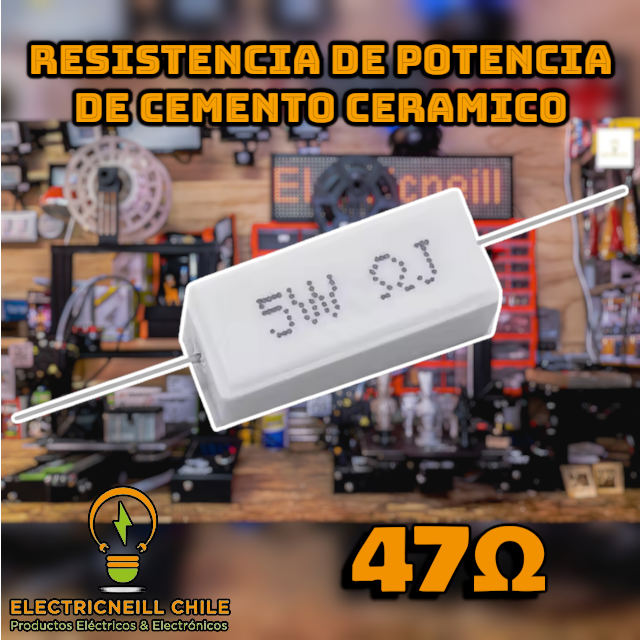 Resistencias de Potencia de cemento ceramico 5W