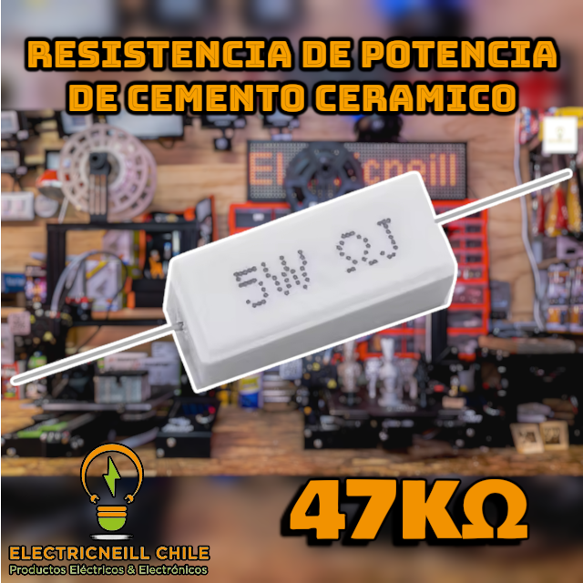Resistencias de Potencia de cemento ceramico 5W