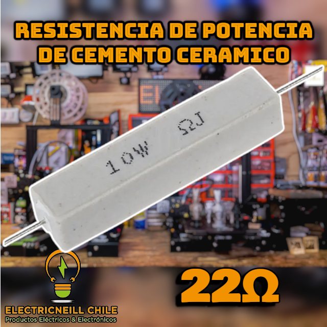 Resistencias de Potencia de cemento ceramico 10W