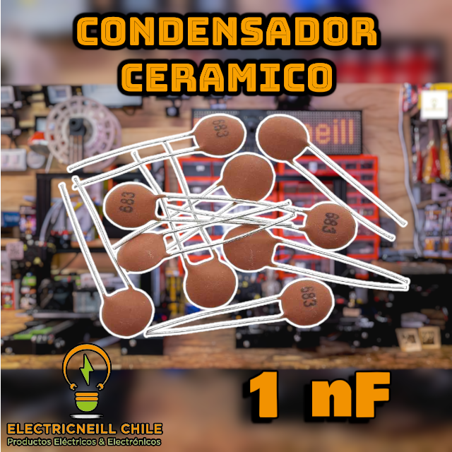 Pack x5 Condensadores Cerámicos [1 nF – 100 nF] [50 V]