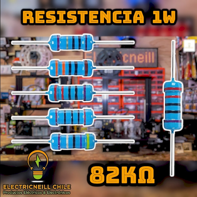 Kit de Resistencias de Película de Carbono 1W [12KΩ - 2.2MΩ]