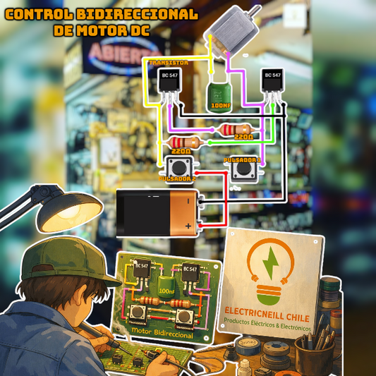 Circuito Controlador de Motor DC Bidireccional
