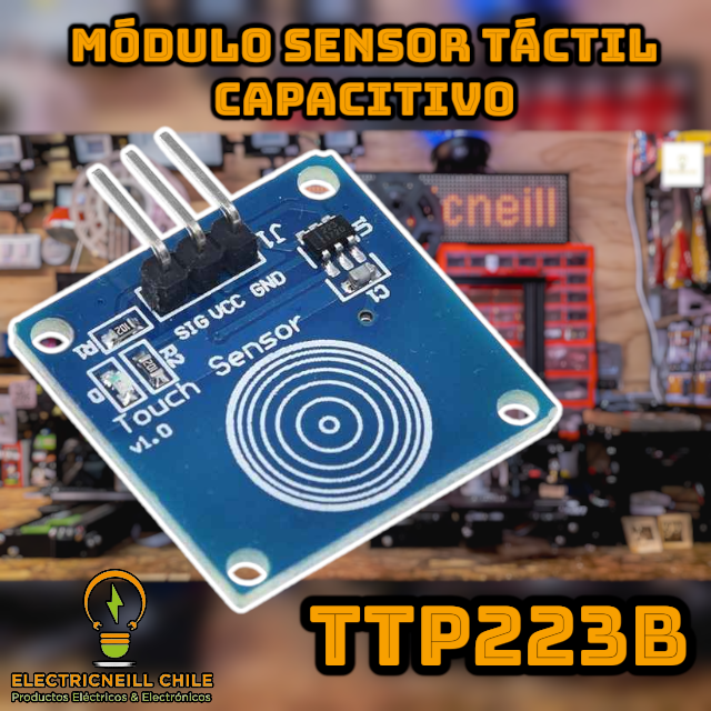 Módulo Sensor Táctil Capacitivo TTP223 / TTP223B
