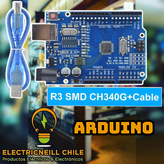 Placas compatibles con Arduino – UNO R3 (DIP y SMD) / Mega 2560 / Nano / Leonardo (CH340)