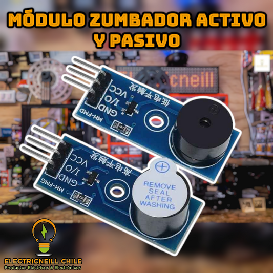 Módulo Zumbador Activo y Pasivo para Arduino – 3.3V / 5V