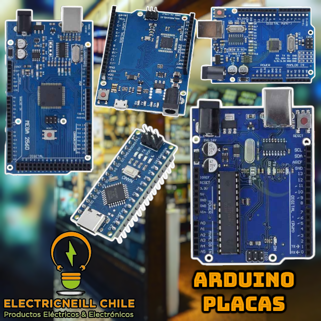 Placas compatibles con Arduino – UNO R3 (DIP y SMD) / Mega 2560 / Nano / Leonardo (CH340)