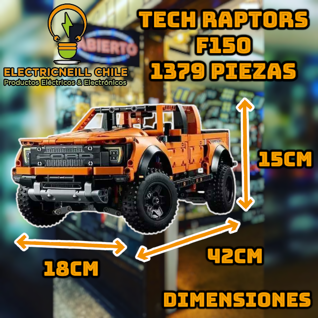Bloques Armables de Alto Rendimiento Camioneta Raptor