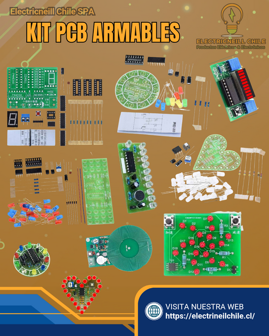 Kits Electrónicos PCB para Aprender Electrónica y Soldadura